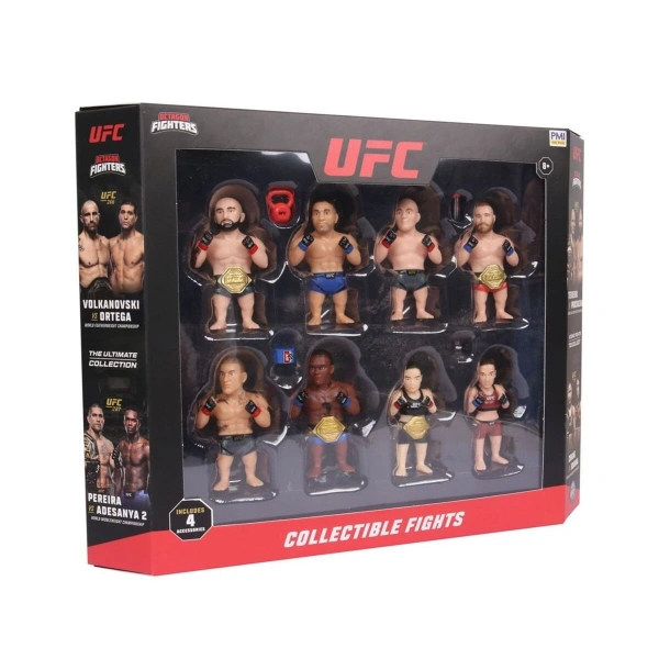 PMI/UFC2070 UFC Kafes Dövüşçüleri 8li Koleksiyon Figür Seti