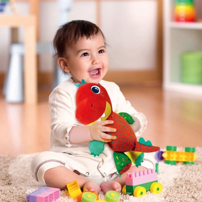 17847 Baby Clementoni - Trex Dinozor Peluş Oyuncak