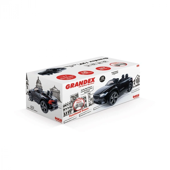 8089 GRANDEX SİYAH 12V KUMANDALI