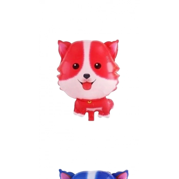 Folyo Balon 50li paketler kırmızı köpek