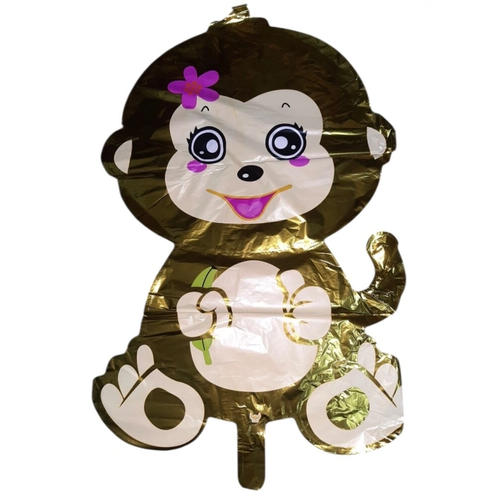 Folyo Balon 50li paketler sarı maymun
