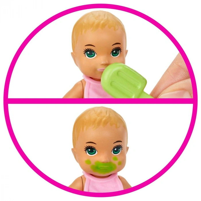 GHV83 Özellikli Minik Bebekler Barbie Bebek Bakıcısı