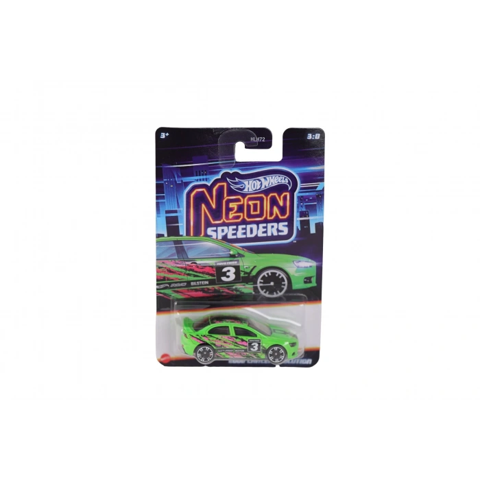 HLH72 Hot Wheels Neon Yarışlar Temalı Arabalar
