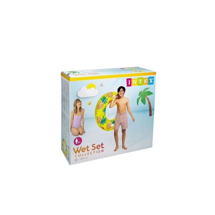 Intex Tropikal Meyve Desenli Simit 107 cm (9+ Yaş)