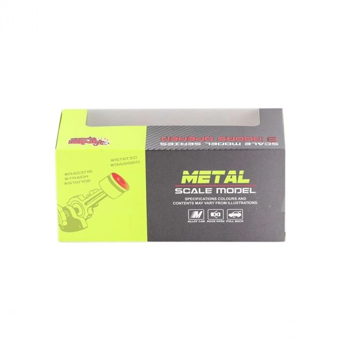 KM-36201A-Vardem Kutulu Çek Bırak 1:36 Metal Araba
