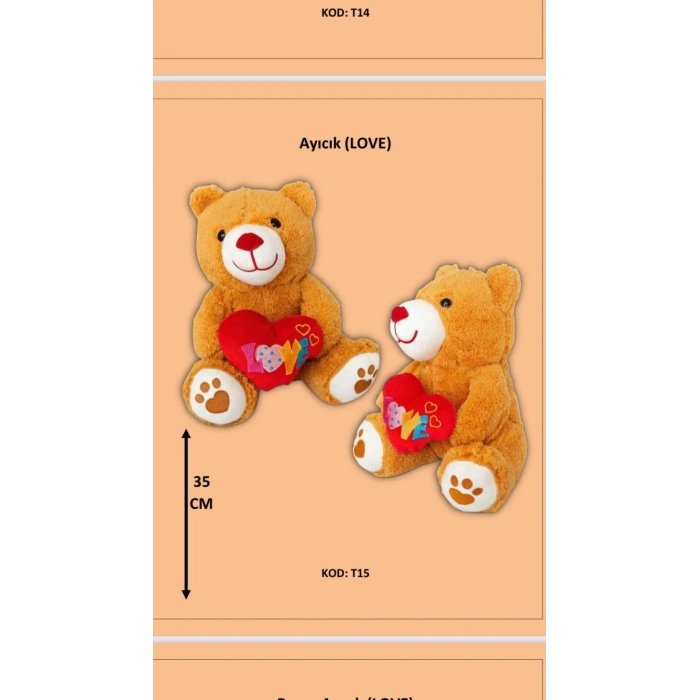 sevimli peluş ayı 35 cm
