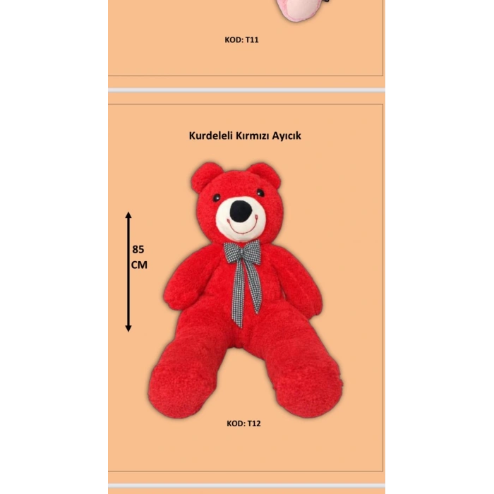 sevimli peluş ayı 85 cm