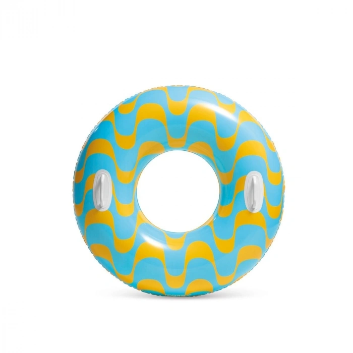 Tutamaçlı Girdap Halkaları Desenli Simit 91 cm
