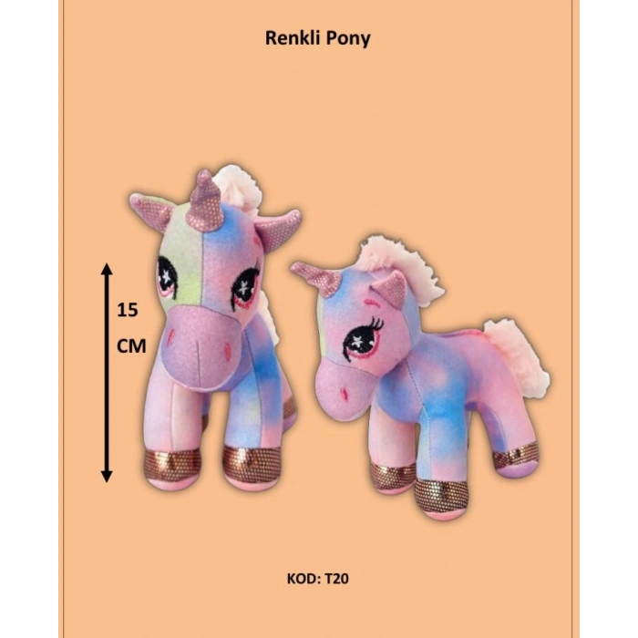 unicorn peluş kücük 15 cm
