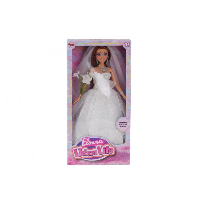 WG-661048 KUTULU 29CM GELİNLİKLİ BEBEK