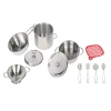 ATF-3815-1A 11 PARÇA ÇELİK TENCERE TAVA SET