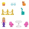 JFV01 Polly Pocket Kedicik Sineması Mini Oyun Seti