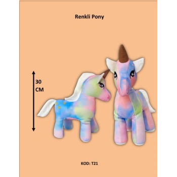unicorn peluş büyük 30 cm