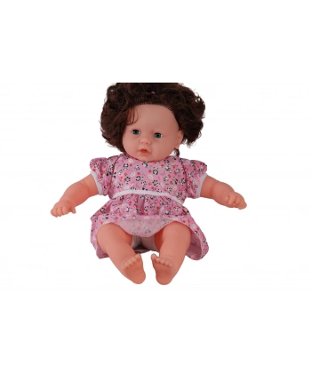 0073 60 CM DOLGU GÖVDELİ SAÇLI BÜYÜK BEBEK