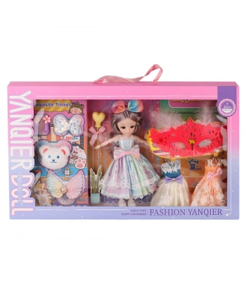 3688-033A Fashion Aksesuarlı Eklemli Bebek -Karsan  Oyuncak