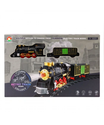 699-69A Sesli Işıklı Şarjlı Dumanlı Tren Seti -Karsan Oyuncak