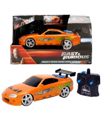 9462 SUN-SIM-JDA-RC ARABA 1 24 FAST FURIOUS BRIANS TOYOTA SUPRA NITRO POWERED