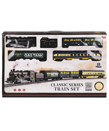 FF-1601C Işıklı ve Sesli 33 Parça Classic Tren - Vardem Oyuncak