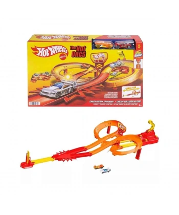 JFD11 Hot Wheels The Hot Ones Crash Speedway Frenzy