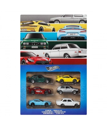 JLB25 Hot Wheels Euro Style 6lı Araç Paketi 1:64