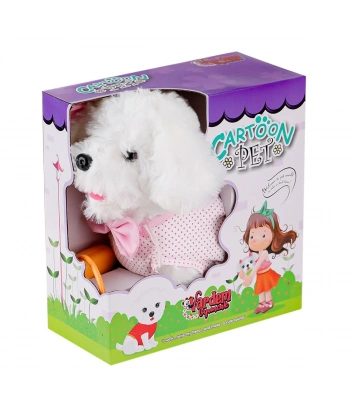 PFT-B025 Yürüyen Tasmalı Peluş Köpek