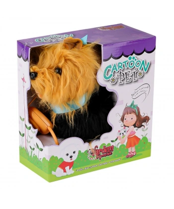 PFTB267 Yürüyen Tasmalı Peluş Köpek