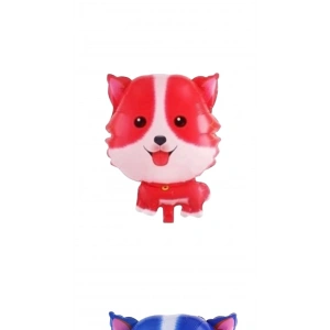 Folyo Balon 50li paketler kırmızı köpek