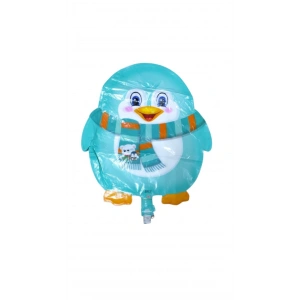Folyo Balon 50li paketler mavi penguen