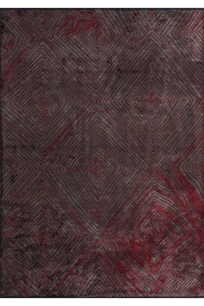 VG Rilley Kırmızı - Antrasit Halı