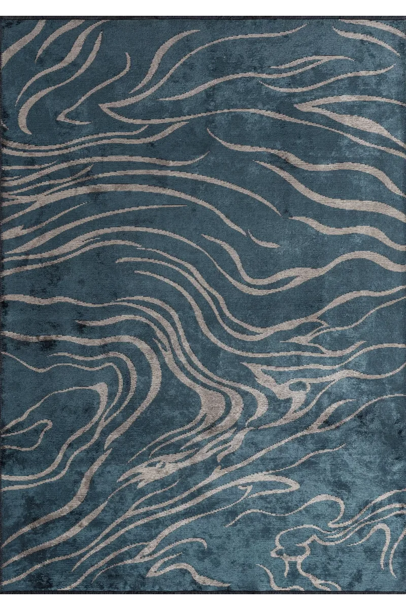 VG Zelo Krem - Petrol Halı