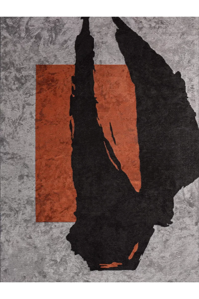 VG Halley Siyah - Pas - Açık Gri Halı