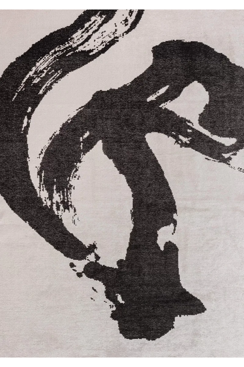 VG Ink Siyah - Ekru Halı