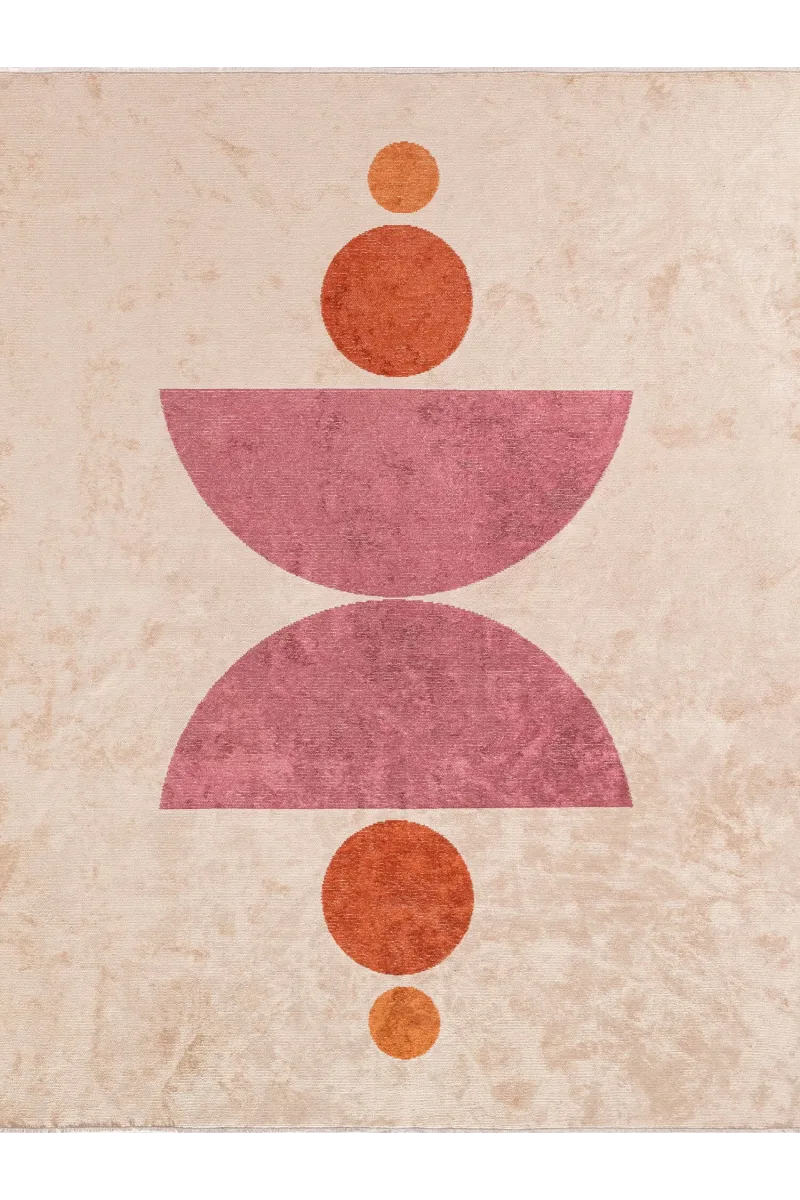 VG Solar Gül Kurusu - Pas - Kiremit - Ekru Halı