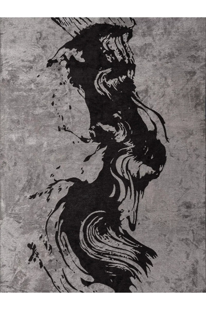 VG Wind Siyah - Krem Halı