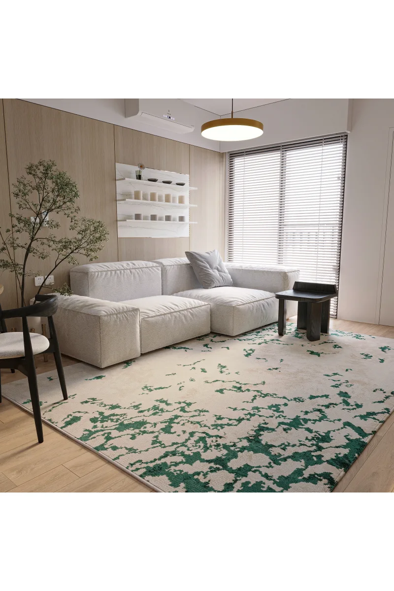 VG Appel Koyu Yeşil - Ekru Halı