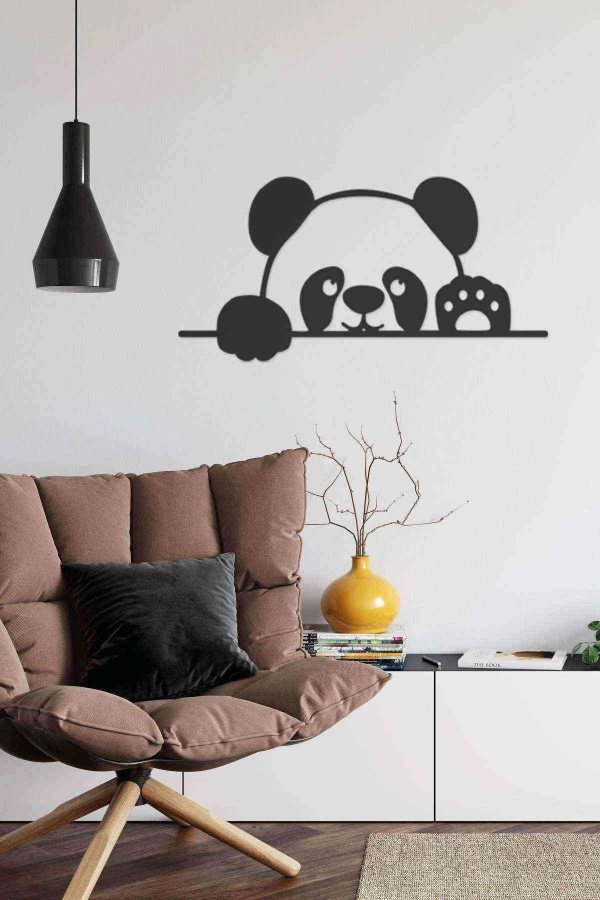 Panda Mdf Tablo Wall Art