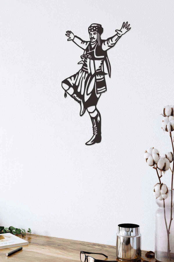 Zeybek Lazer Kesim Dekoratif Tablo Ahşap Duvar Süsü