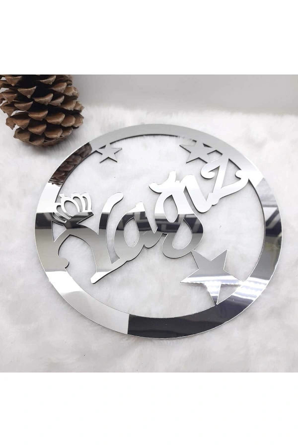 Pleksi Kapı Süsü Nişan Düğün Kına Nikah Gümüş