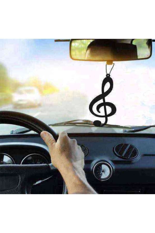 Araba Süsü Müzik Melodi Dikiz Aynası Süsü Ahşap