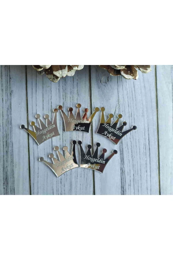 Pleksi Süslemesiz İsimlik Etiket,Düğün,Kına,Söz,Nişan,Magnet 25 Adet- A12