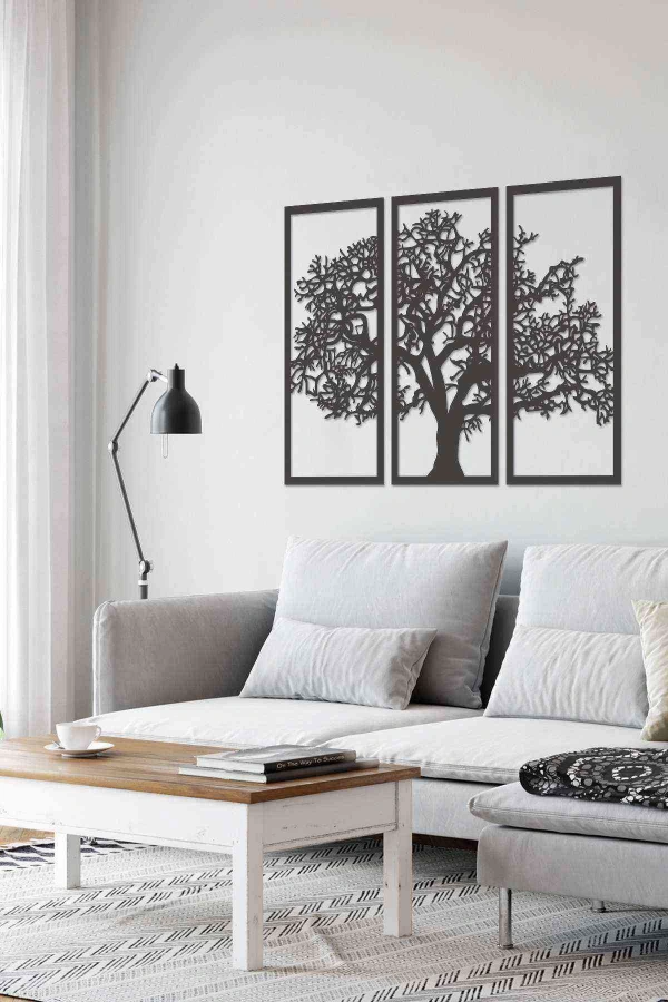Hayat Ağacı 3d Mdf Ahşap Tablo Evinize Ofisinize Yeni Tarz Wall Art