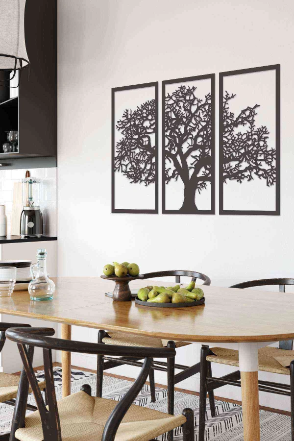 Hayat Ağacı 3d Mdf Ahşap Tablo Evinize Ofisinize Yeni Tarz Wall Art