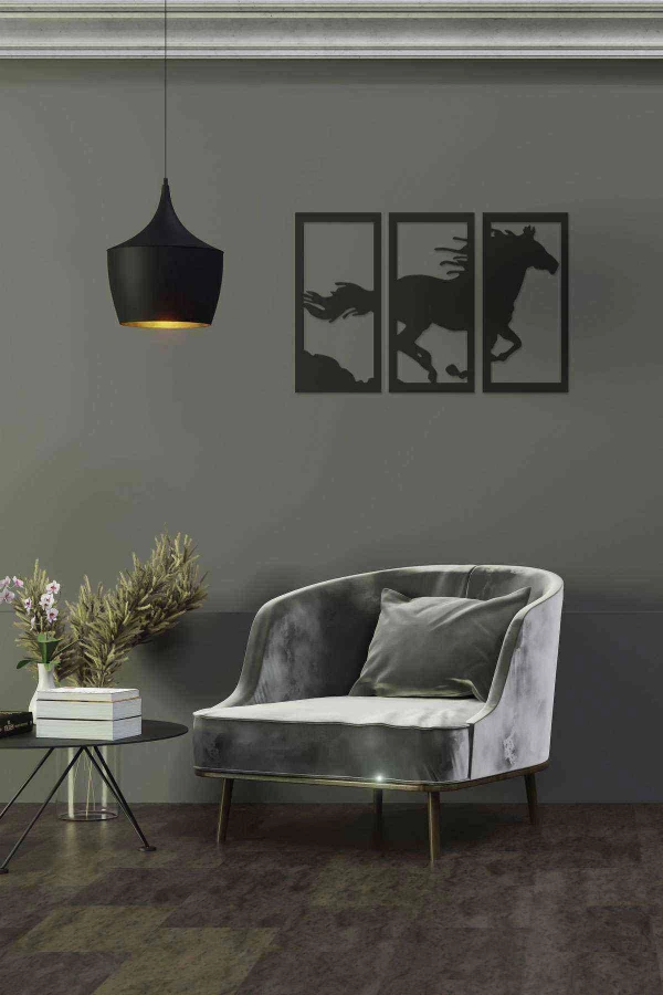 At Mdf Horse Tablo Wall Art