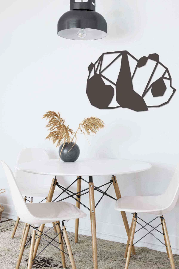 Panda Figürlü 3d Mdf Tablo Evinize Ofisinize Yeni Tarz Wall Art
