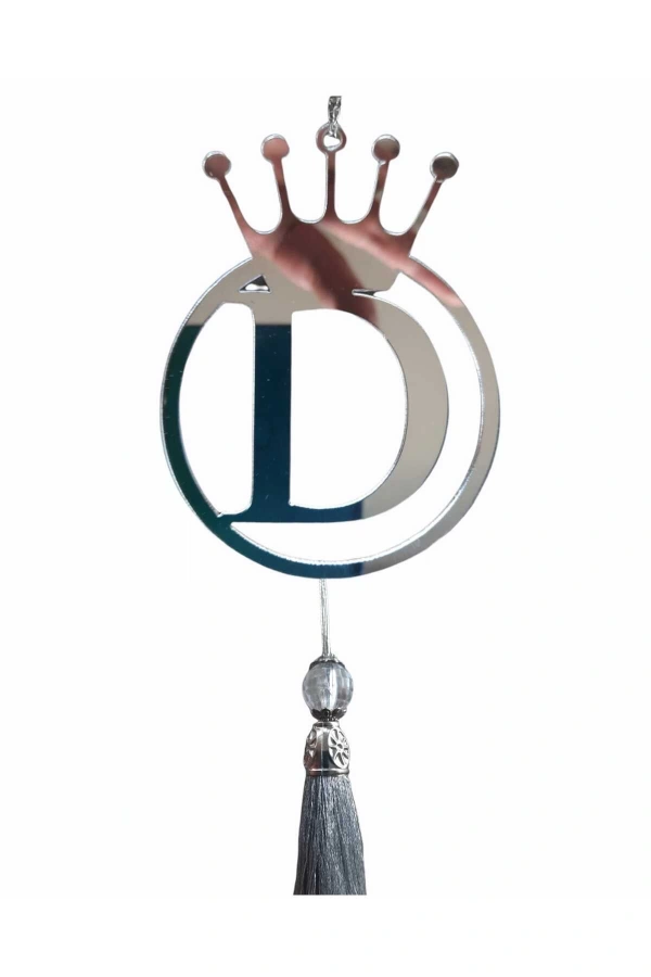 D Yazılı Ayna Pleksi Araba Dikiz Aynası Süsü Gümüş