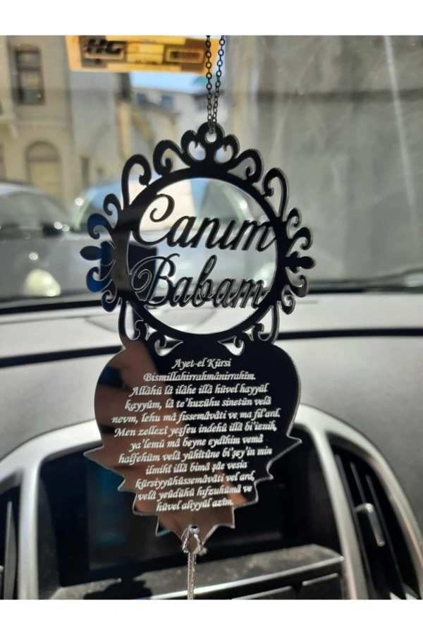 Ayna Pleksi Araba Dikiz Aynası Süsü Gümüş A7