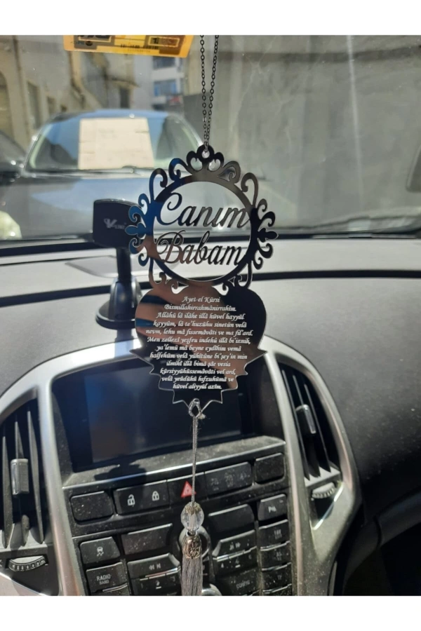 Ayna Pleksi Araba Dikiz Aynası Süsü Gümüş A7