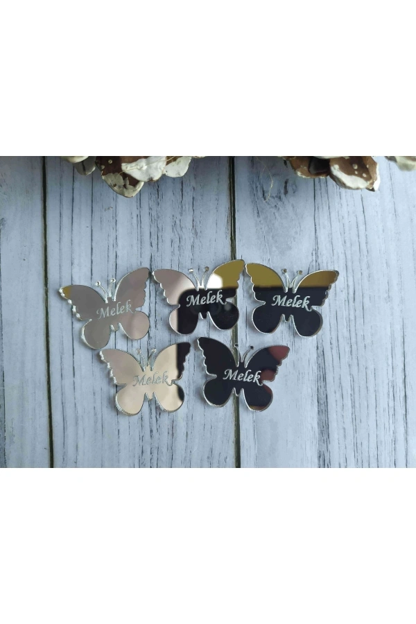 Pleksi Süslemesiz İsimlik Etiket,Düğün,Kına,Söz,Nişan,Magnet 25 Adet- A13