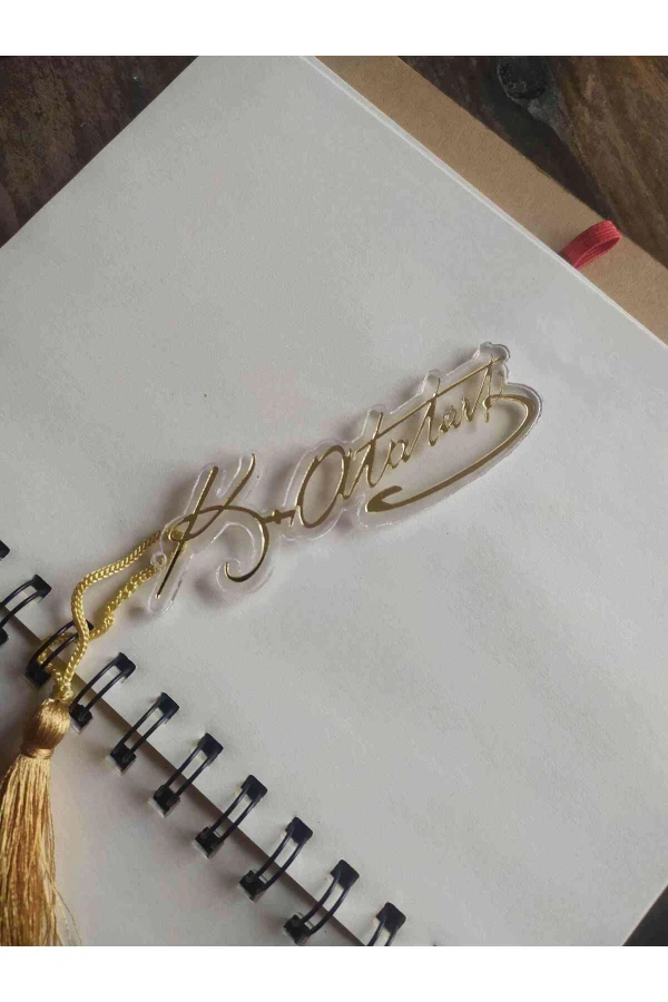 Kitap Ayracı Sayfa Tutucu Pleksi