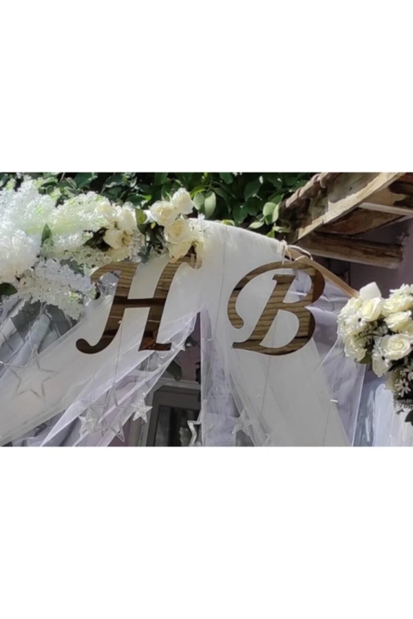 Süslü Pleksi Harf Söz-nişan-kına H: 30 Cm Çift Harf Gold Ve Gümüş Renk Seçeneği Baş Harf Lüx Pleksi